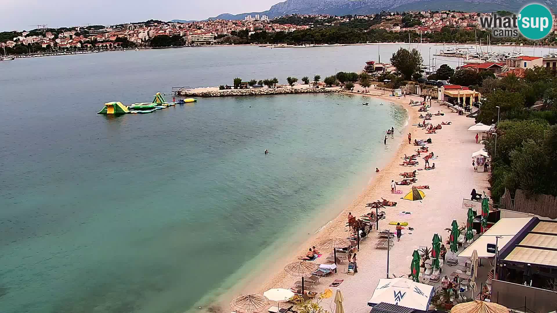 Webcam plage de Podstrana – Vue en direct depuis Hotel Split