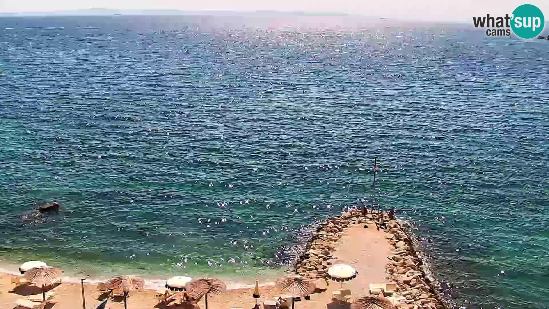 Webcam Playa de Podstrana – Vista en directo desde Hotel Split