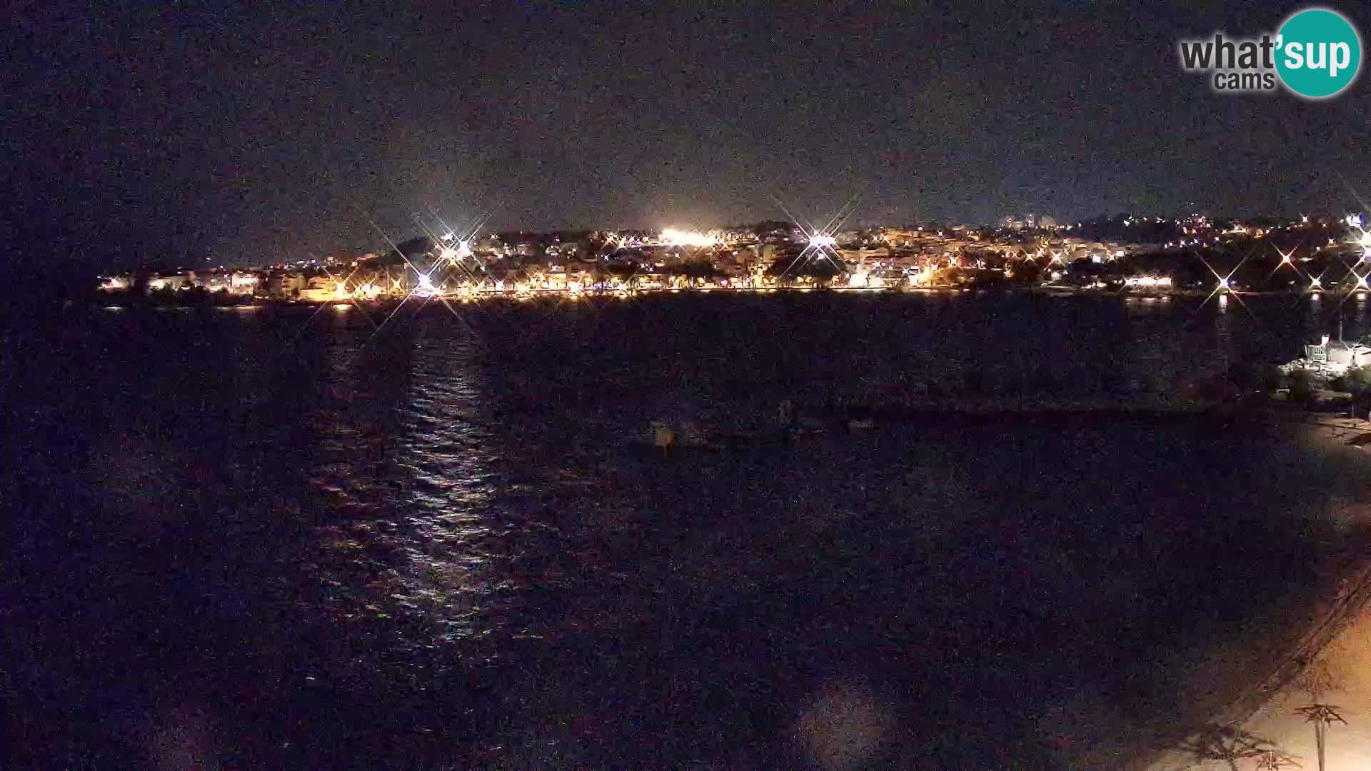 Webcam plage de Podstrana – Vue en direct depuis Hotel Split