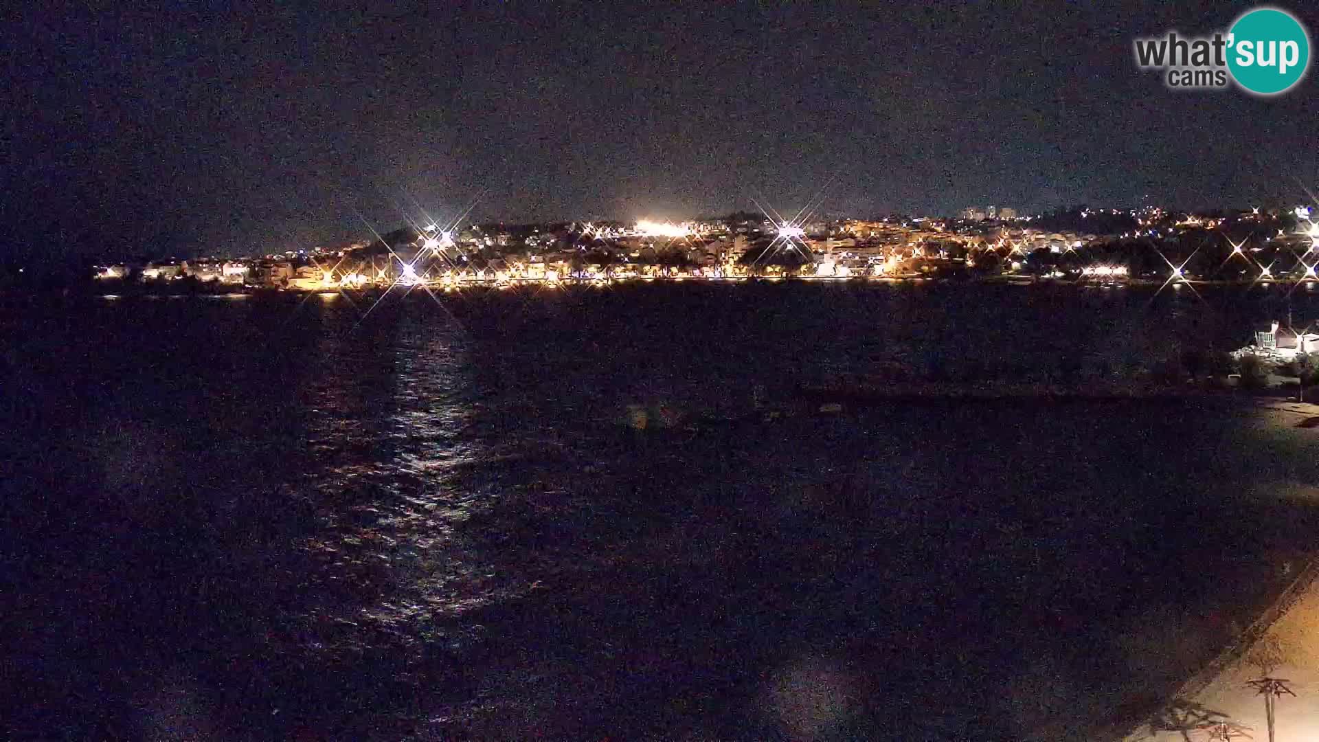 Webcam plage de Podstrana – Vue en direct depuis Hotel Split