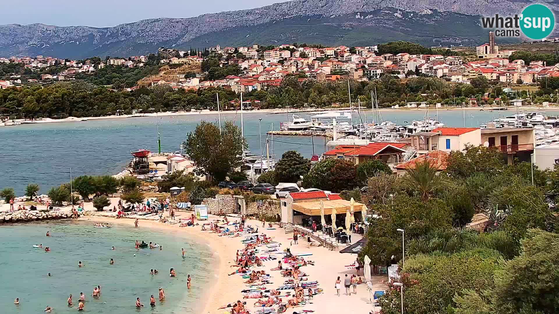 Webcam plage de Podstrana – Vue en direct depuis Hotel Split