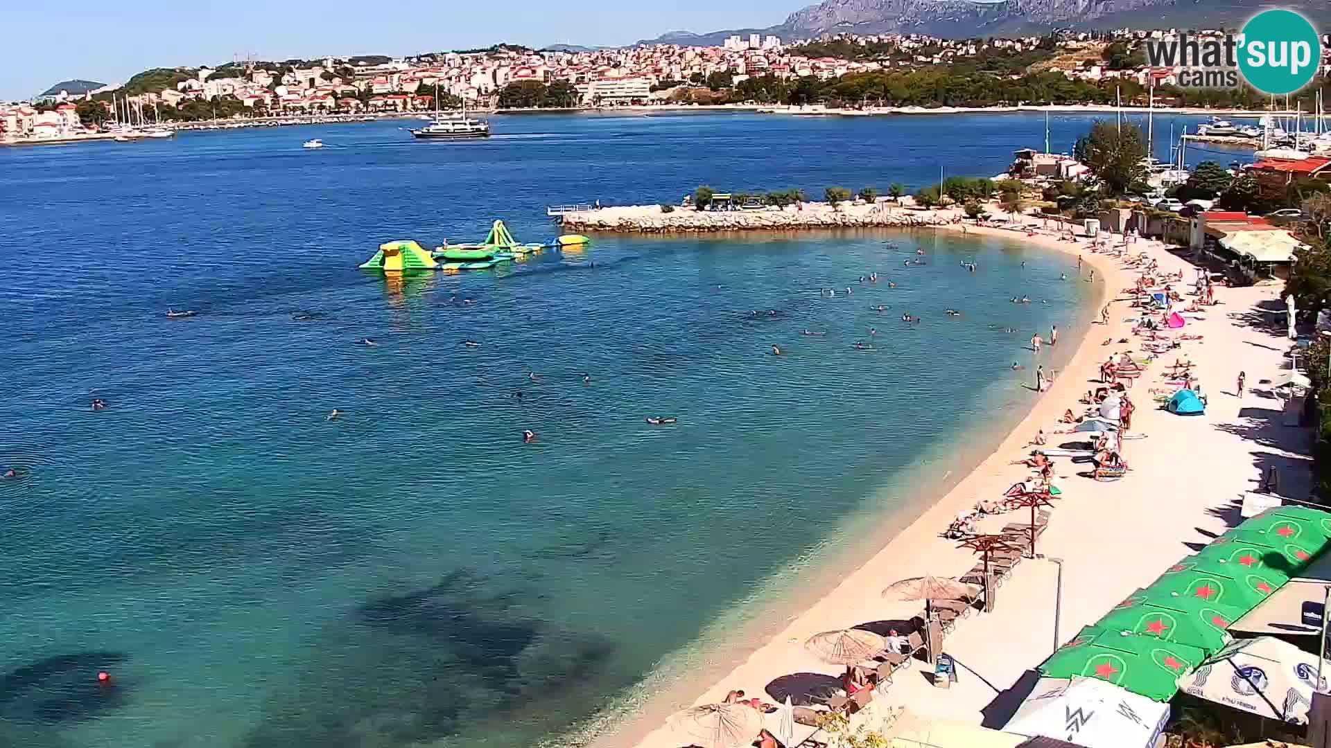Webcam plage de Podstrana – Vue en direct depuis Hotel Split