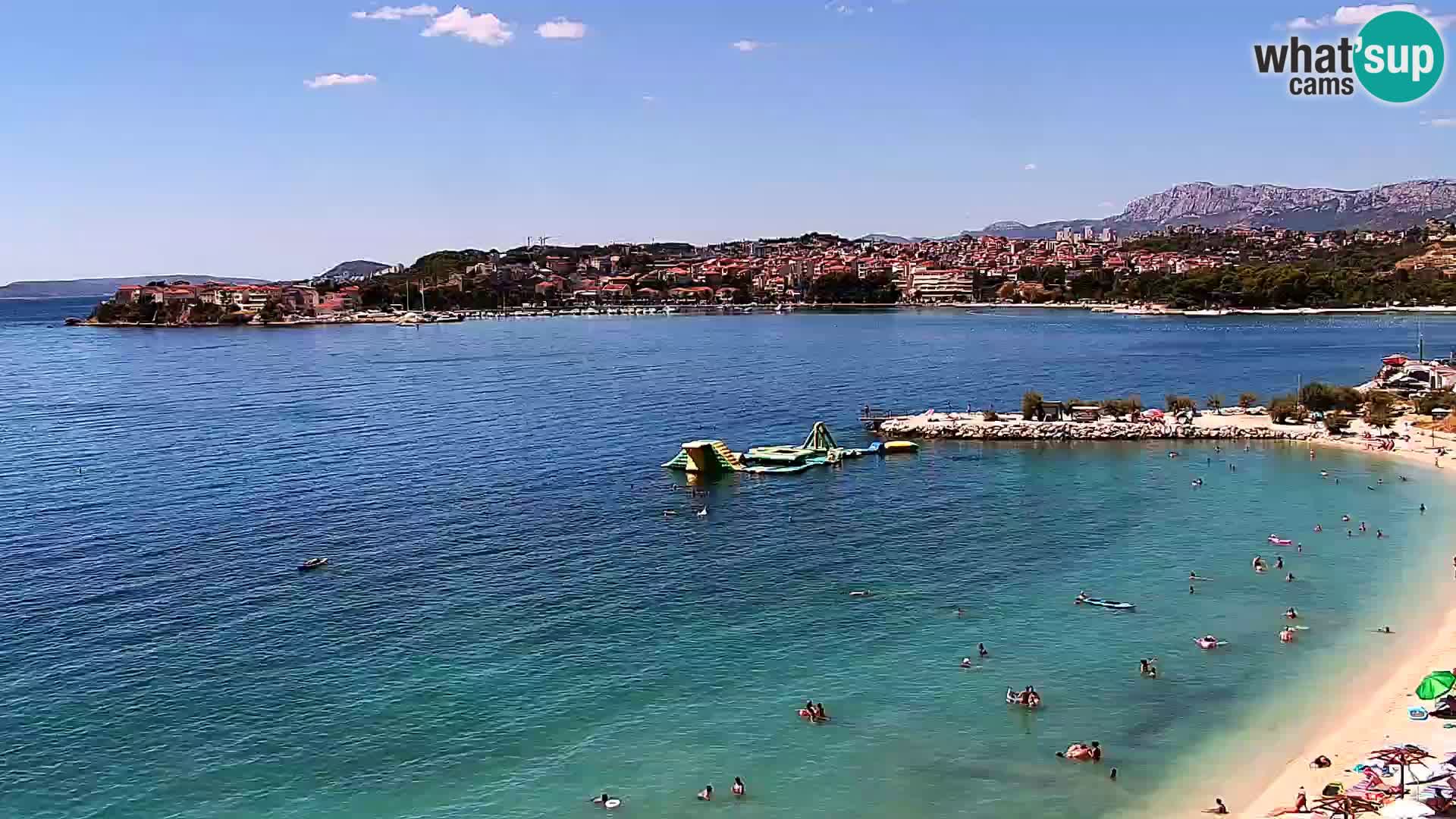 Webcam plage de Podstrana – Vue en direct depuis Hotel Split