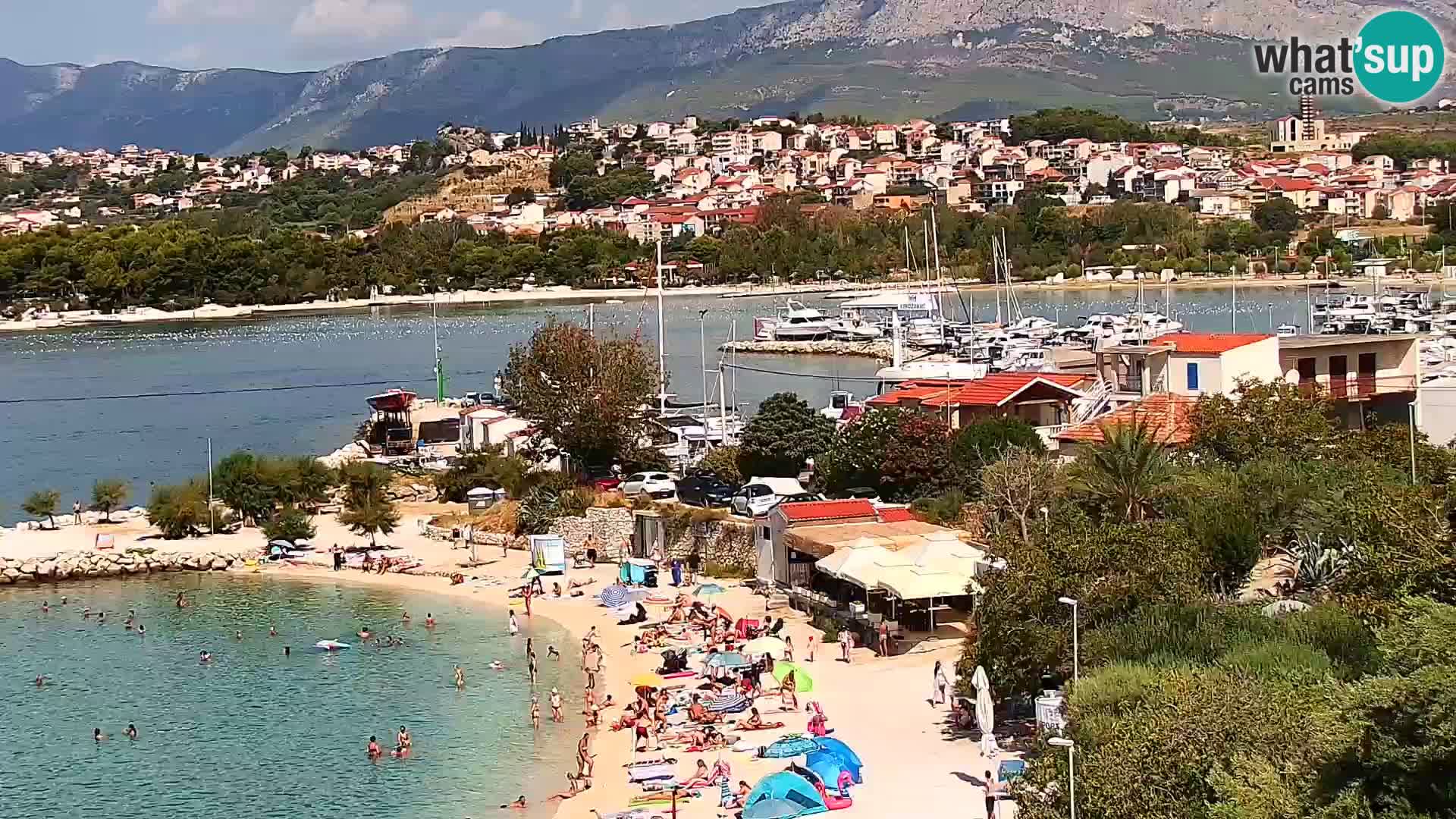 Webcam plage de Podstrana – Vue en direct depuis Hotel Split