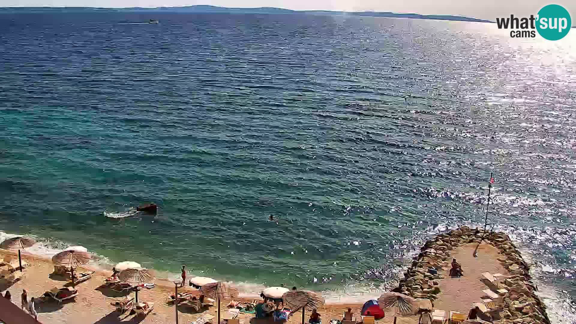 Webcam plage de Podstrana – Vue en direct depuis Hotel Split
