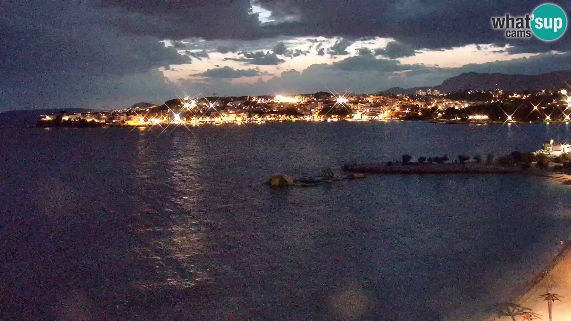 Podstrana Strand Webcam – Liveblick vom Hotel Split