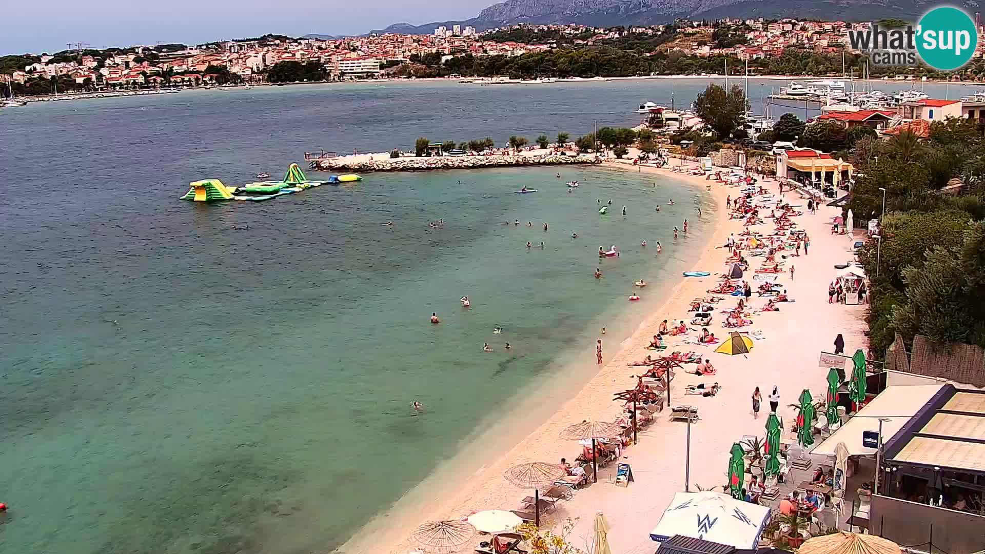Web kamera Plaža Podstrana – Pogled uživo