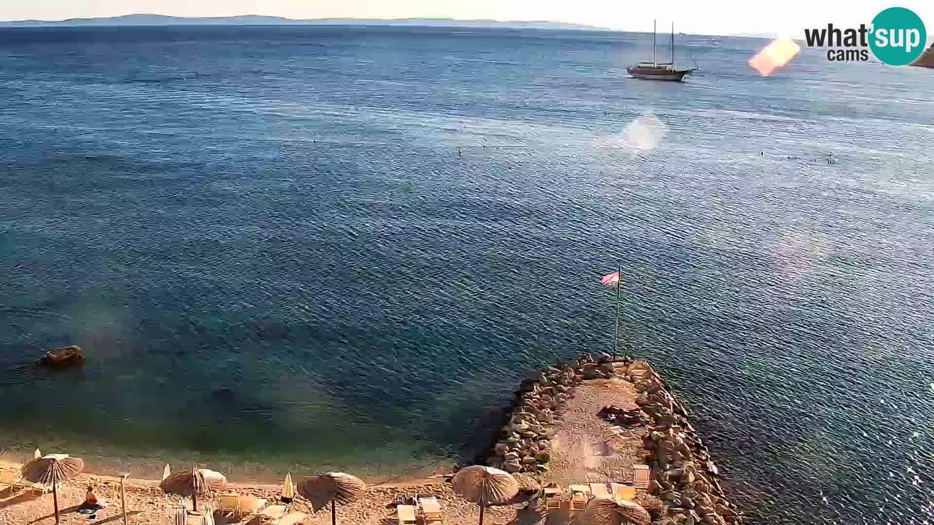 Webcam plage de Podstrana – Vue en direct depuis Hotel Split