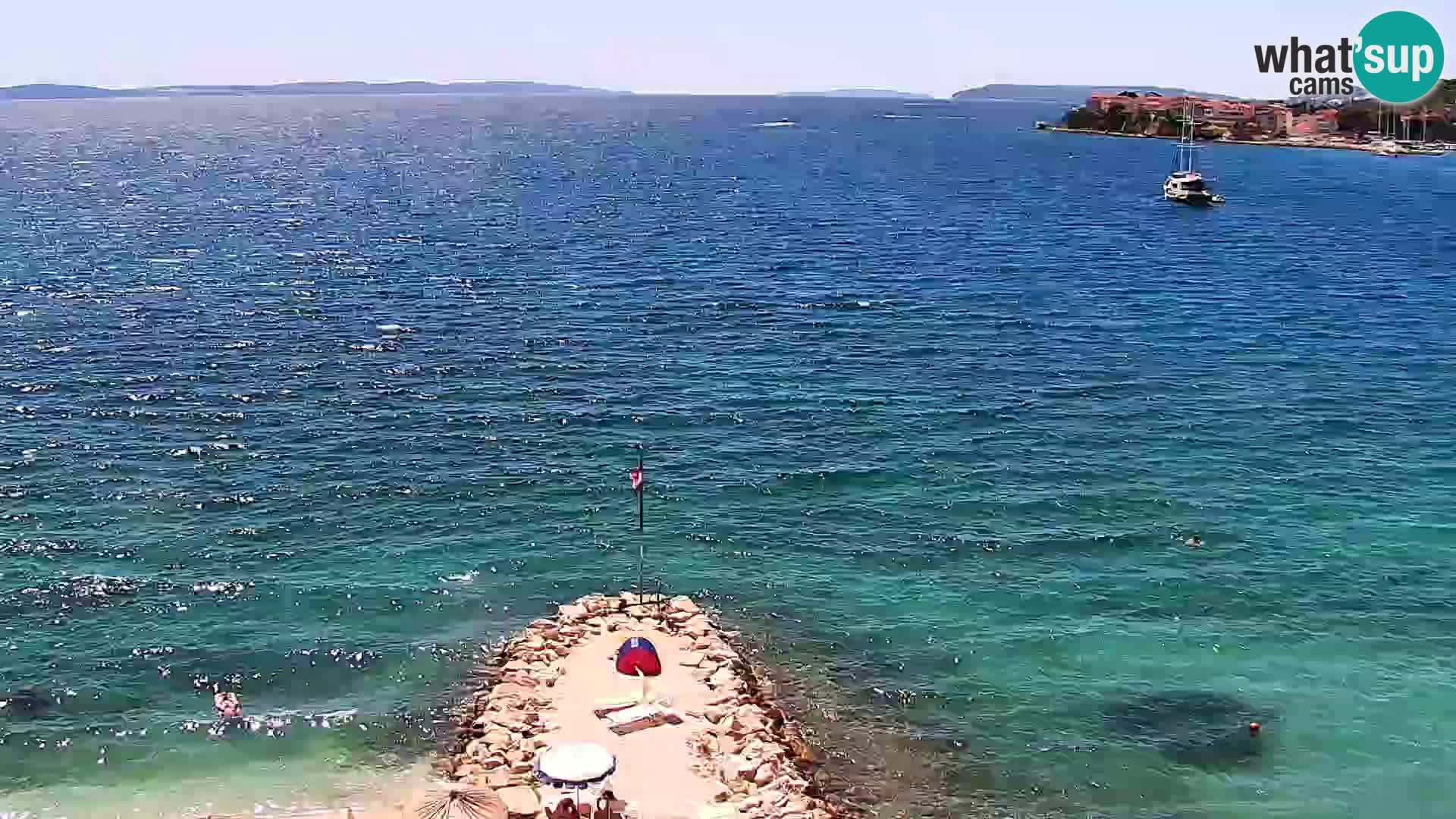 Webcam plage de Podstrana – Vue en direct depuis Hotel Split