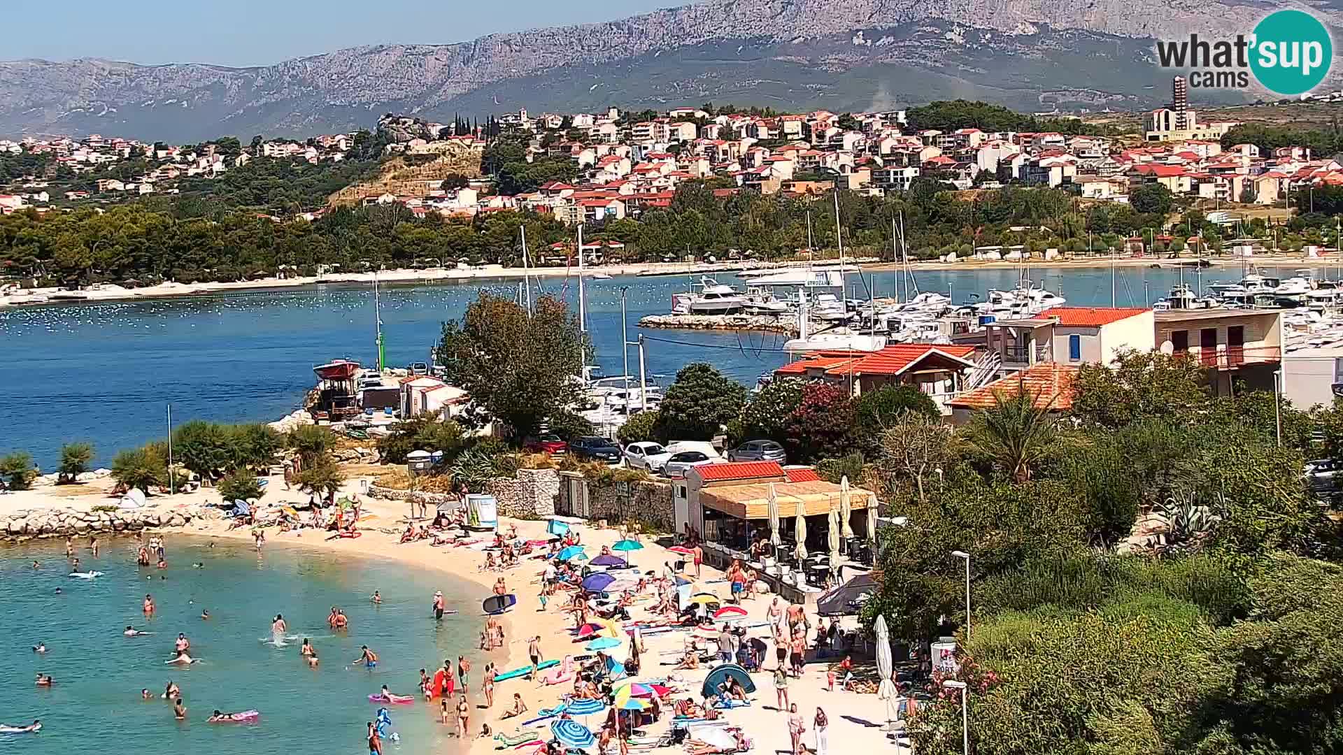 Webcam plage de Podstrana – Vue en direct depuis Hotel Split