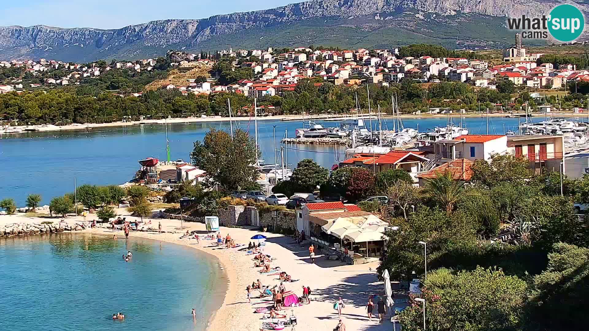 Webcam plage de Podstrana – Vue en direct depuis Hotel Split
