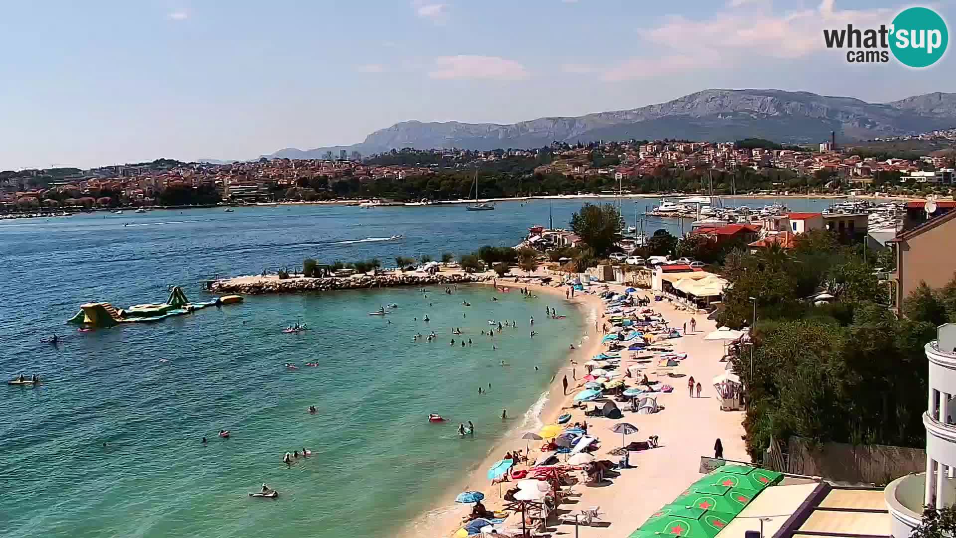 Webcam plage de Podstrana – Vue en direct depuis Hotel Split