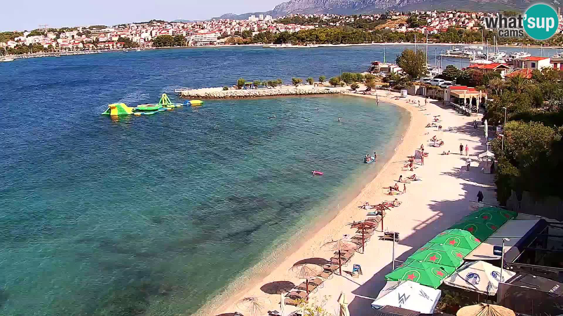 Webcam Playa de Podstrana – Vista en directo desde Hotel Split