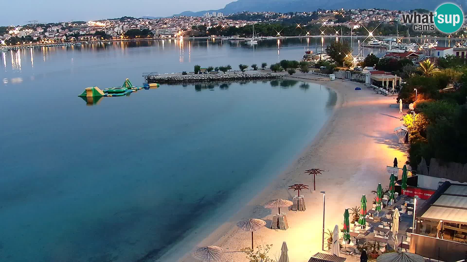 Web kamera Plaža Podstrana – Pogled uživo