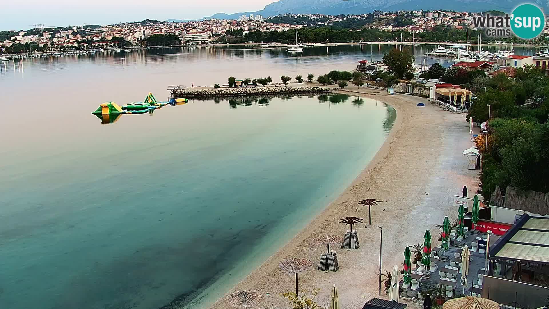 Webcam Playa de Podstrana – Vista en directo desde Hotel Split