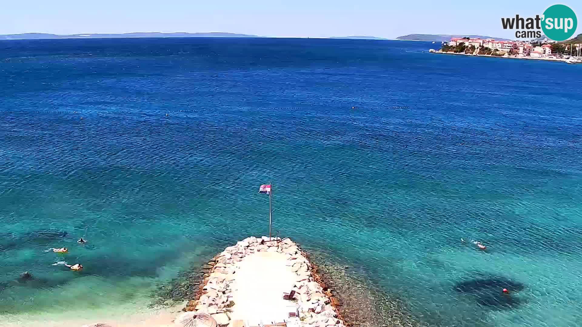 Webcam plage de Podstrana – Vue en direct depuis Hotel Split