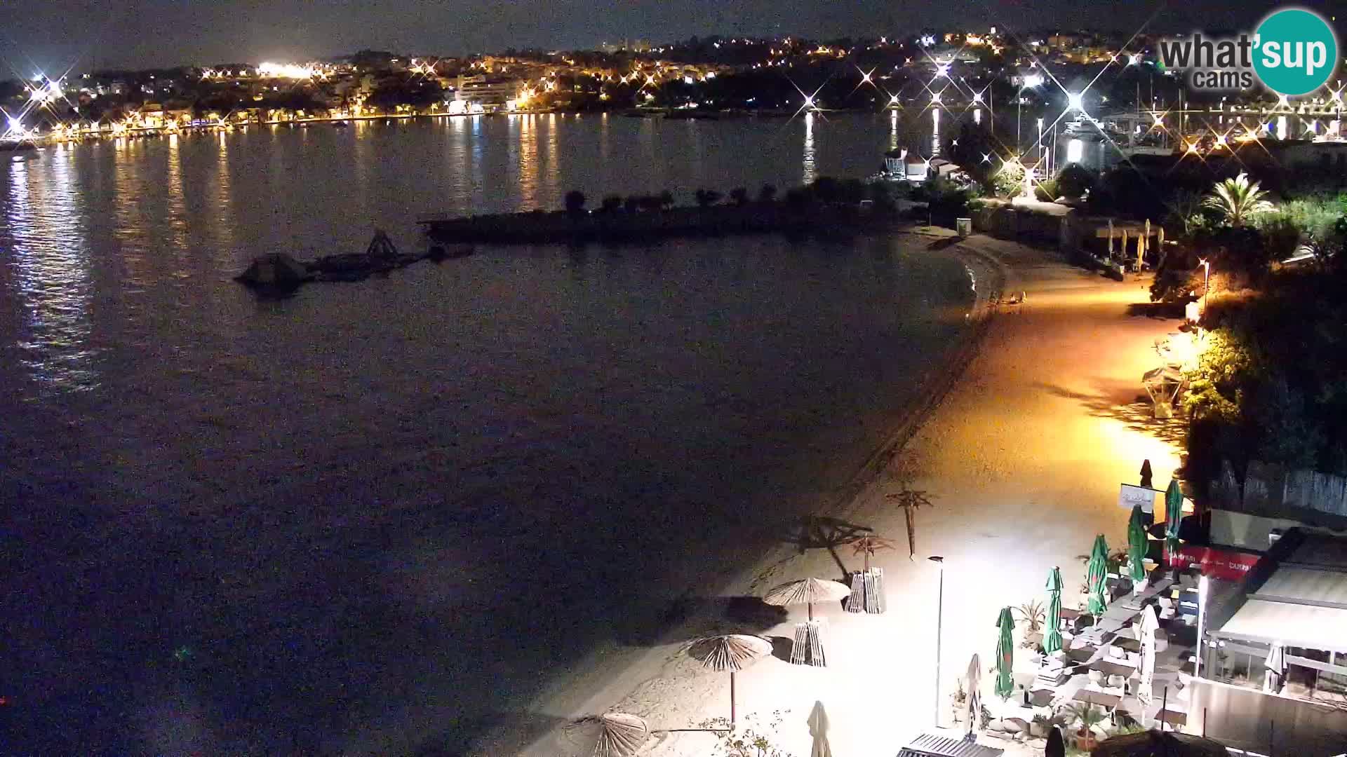 Spletna kamera Plaža Podstrana – Pogled v živo