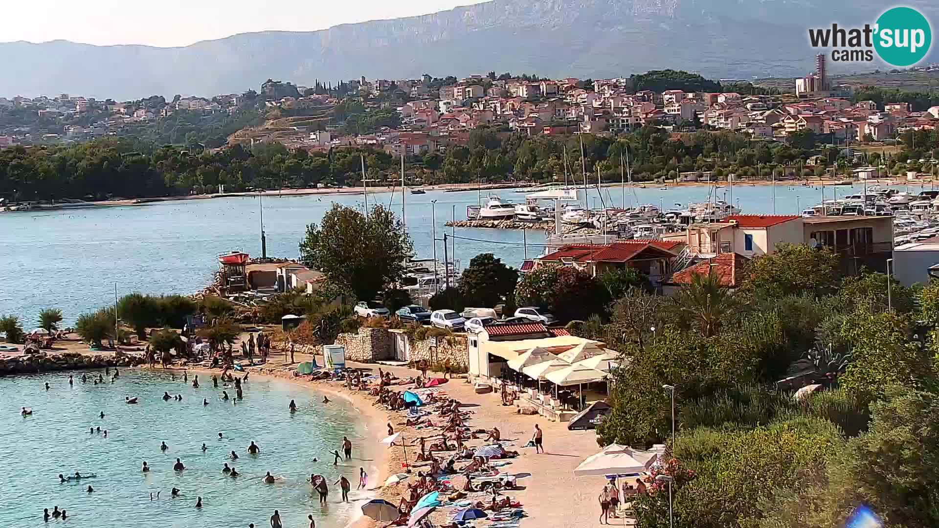 Webcam plage de Podstrana – Vue en direct depuis Hotel Split
