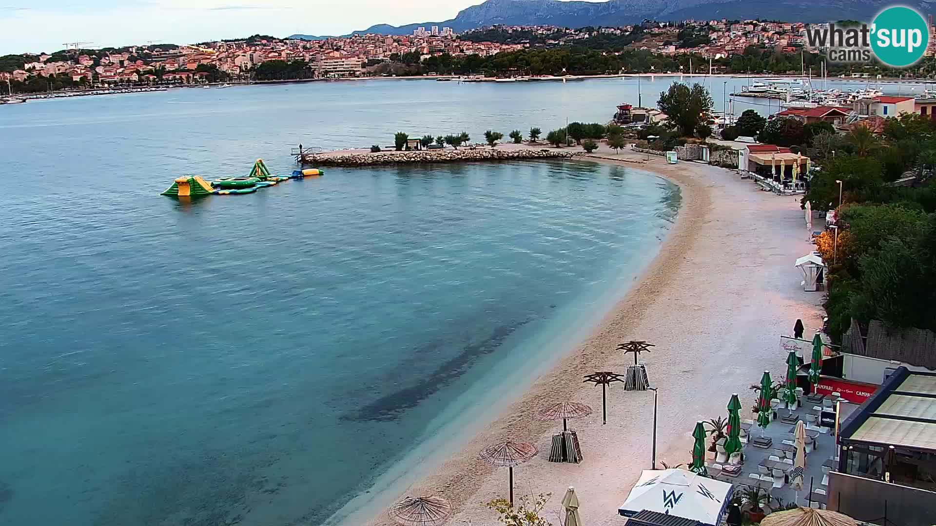 Webcam plage de Podstrana – Vue en direct depuis Hotel Split