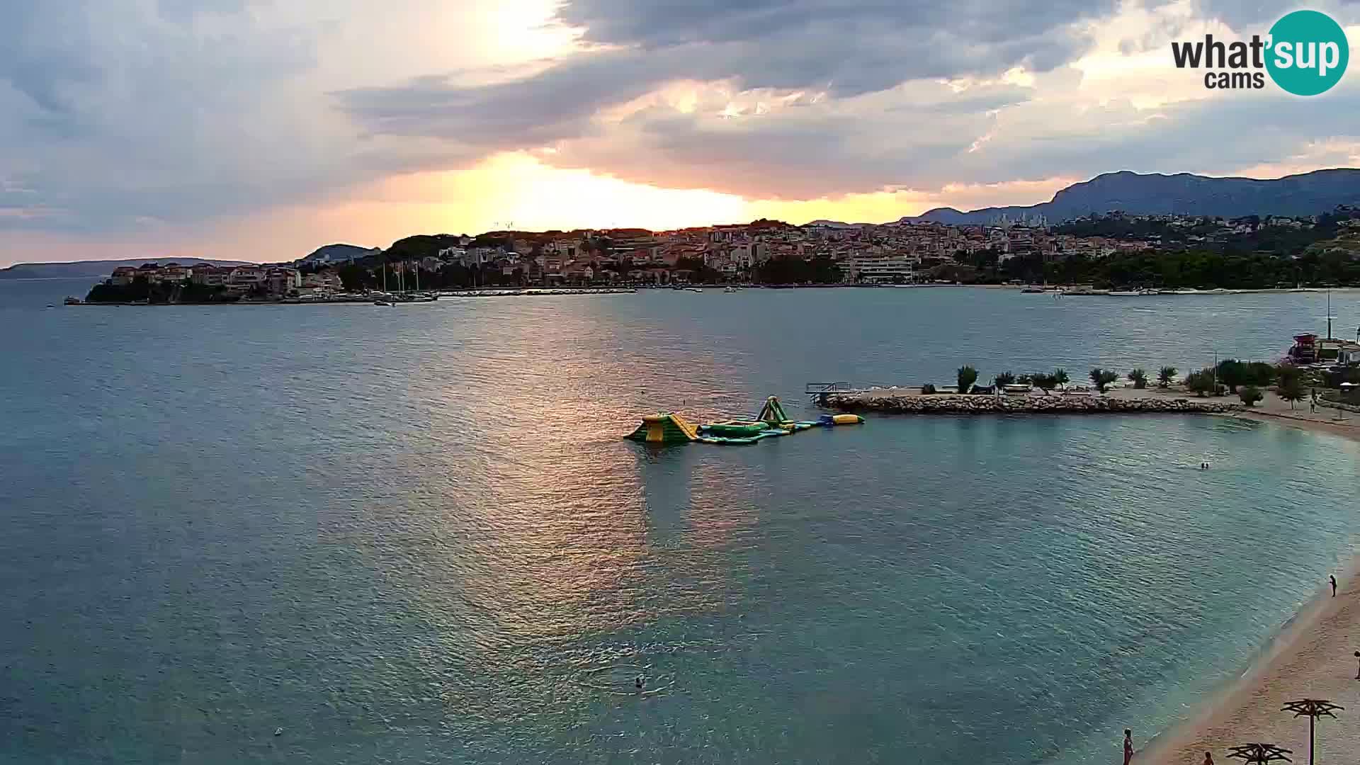 Webcam plage de Podstrana – Vue en direct depuis Hotel Split