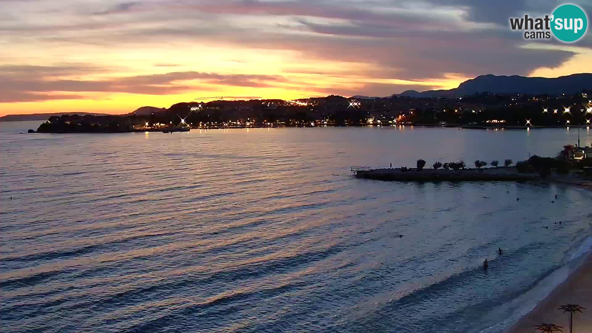 Podstrana Strand Webcam – Liveblick vom Hotel Split