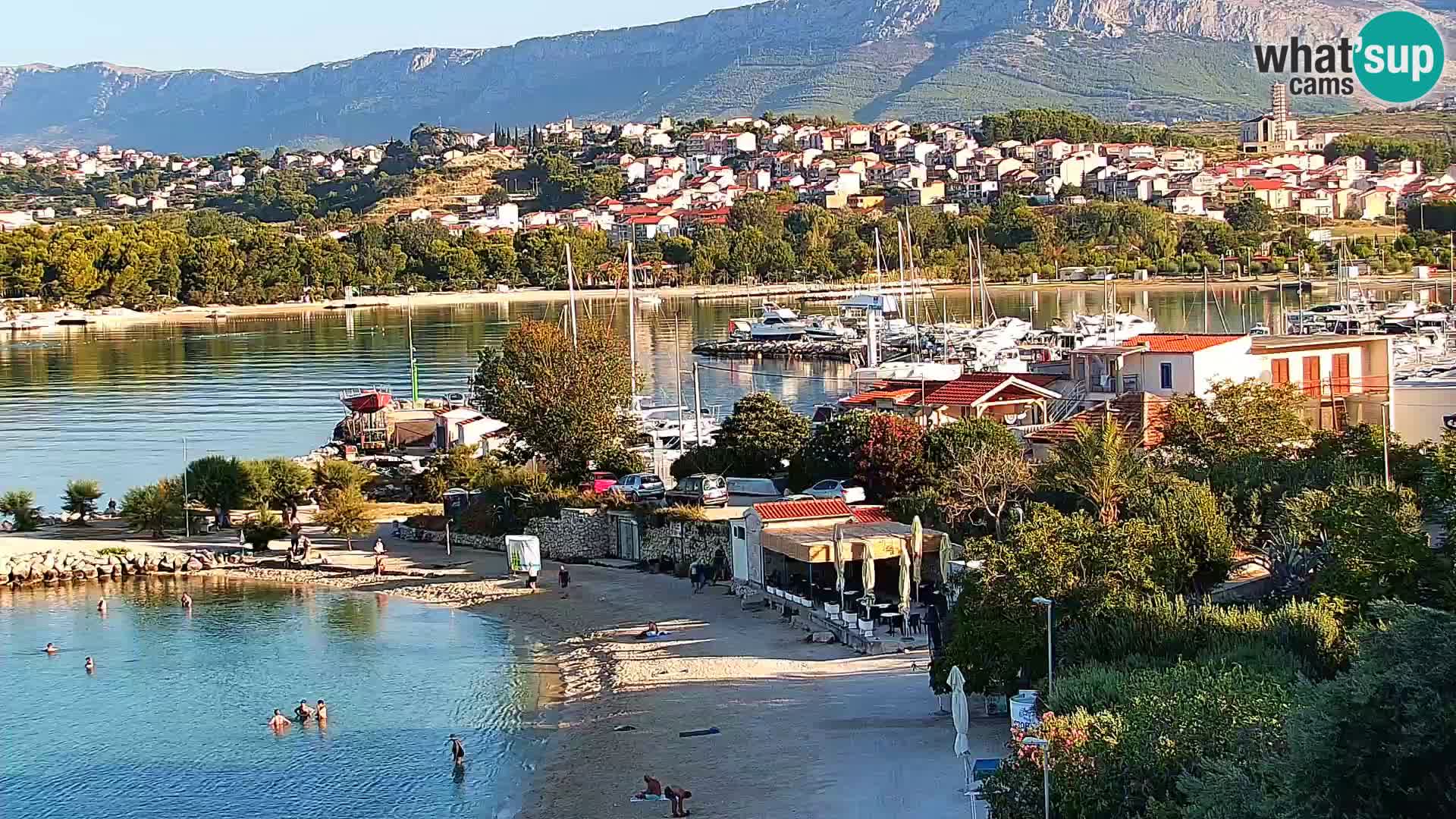 Webcam plage de Podstrana – Vue en direct depuis Hotel Split