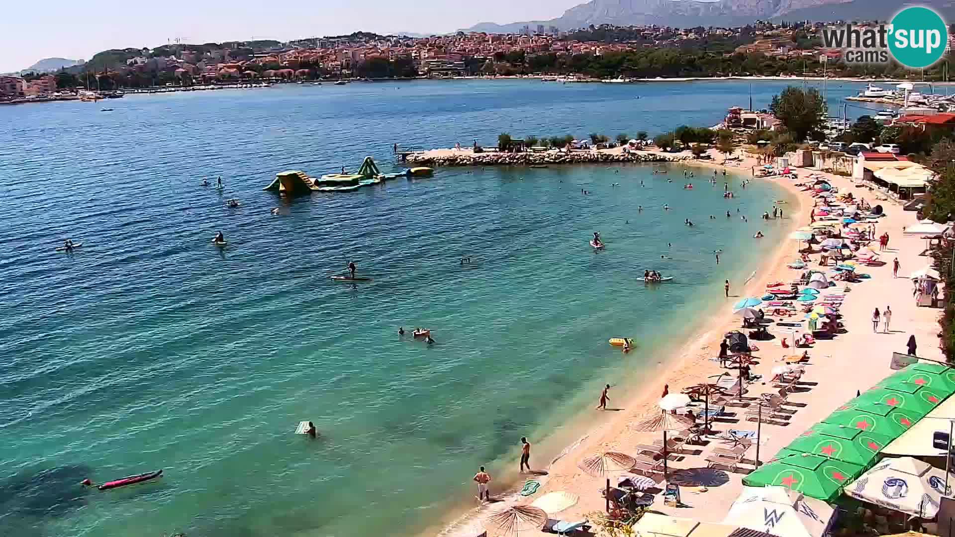 Webcam plage de Podstrana – Vue en direct depuis Hotel Split
