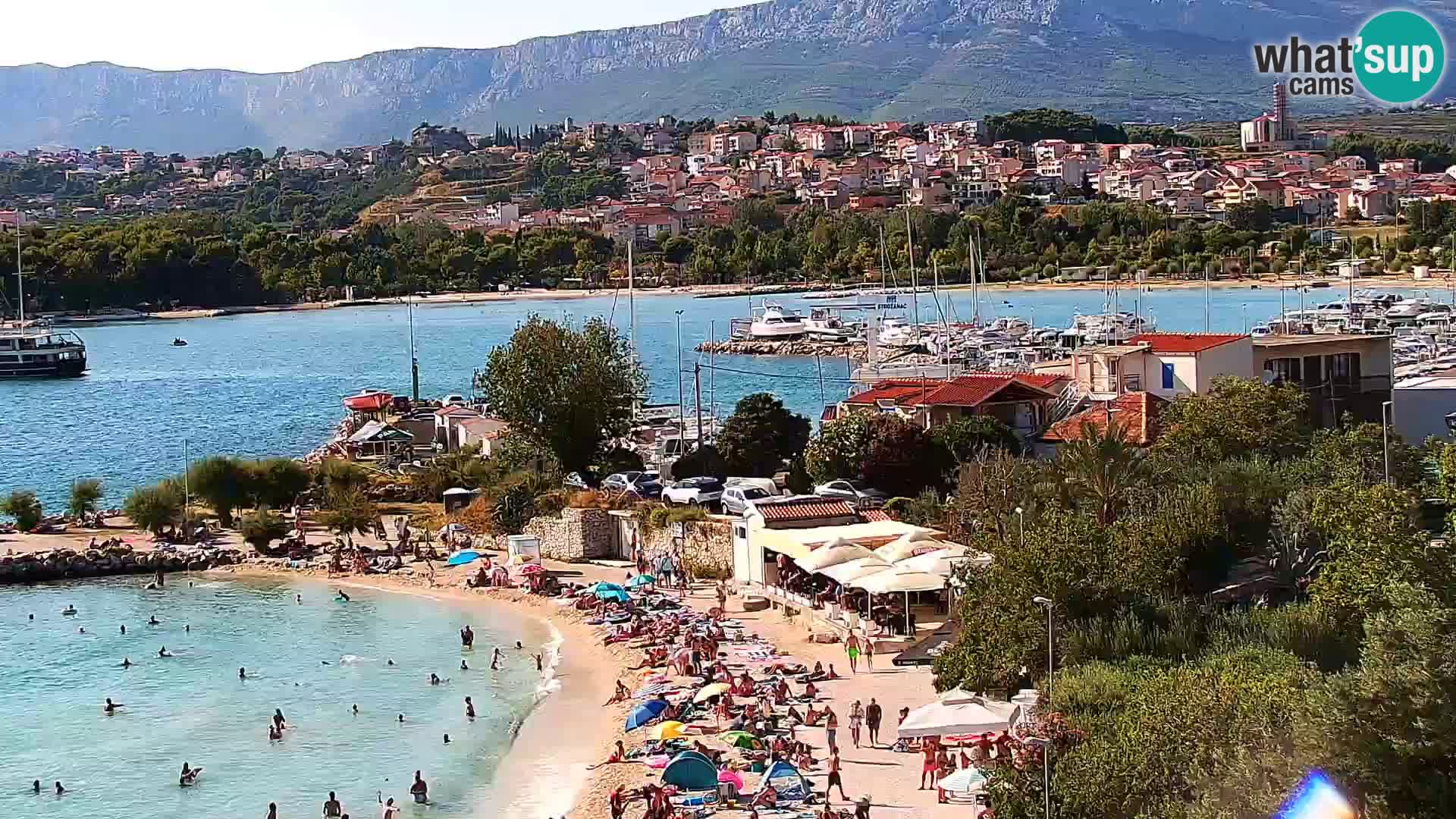 Webcam plage de Podstrana – Vue en direct depuis Hotel Split