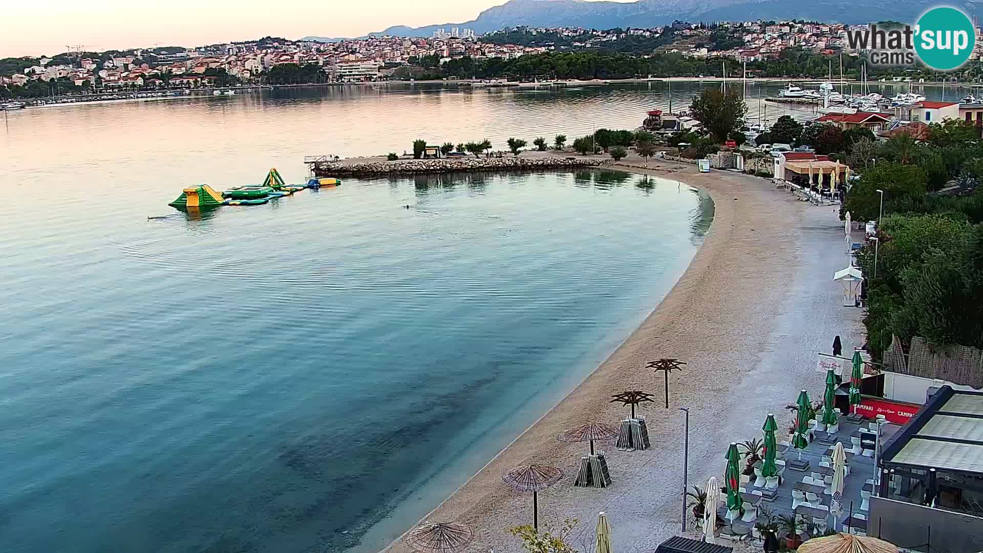 Webcam plage de Podstrana – Vue en direct depuis Hotel Split