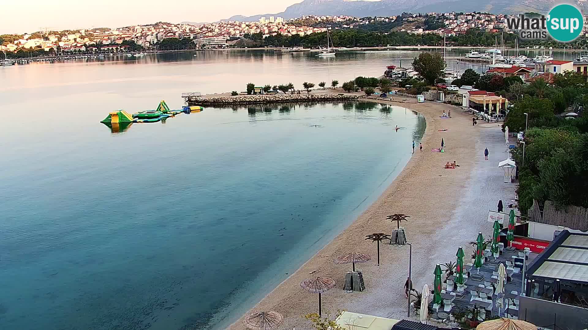 Webcam plage de Podstrana – Vue en direct depuis Hotel Split