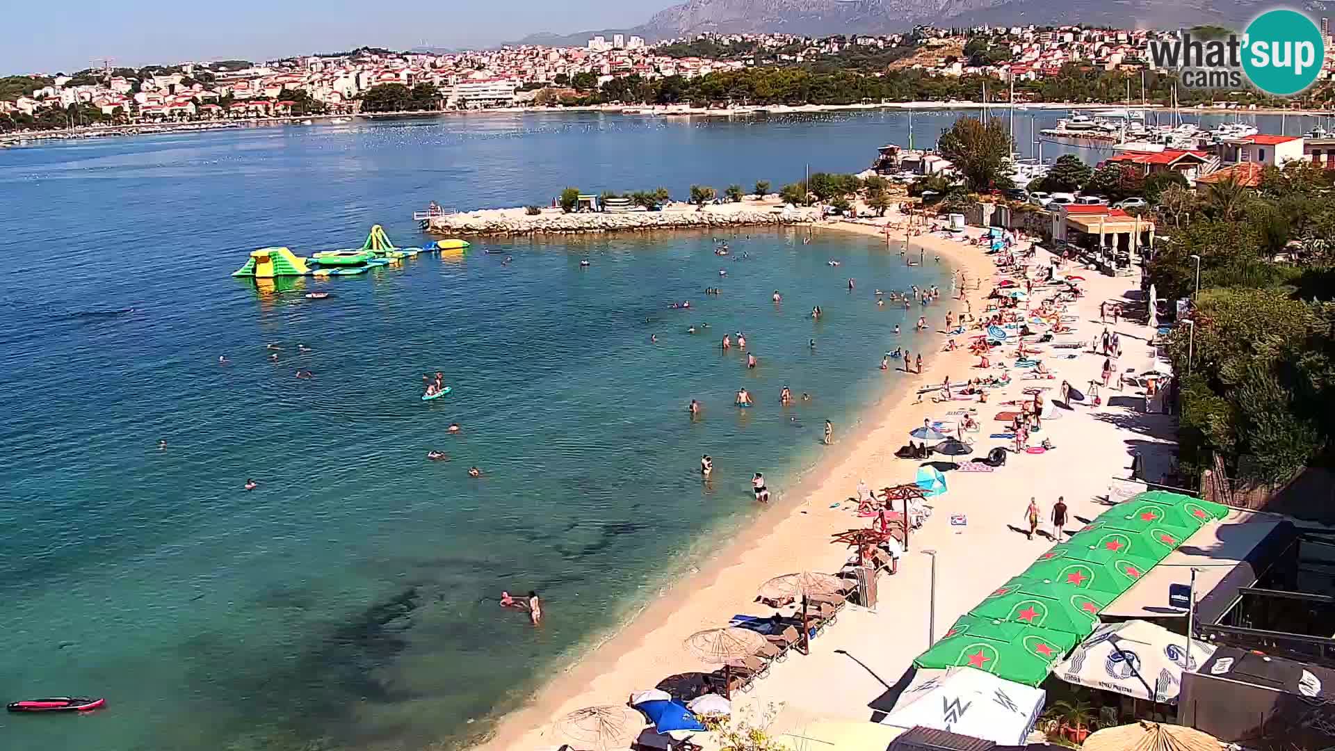 Webcam Playa de Podstrana – Vista en directo desde Hotel Split