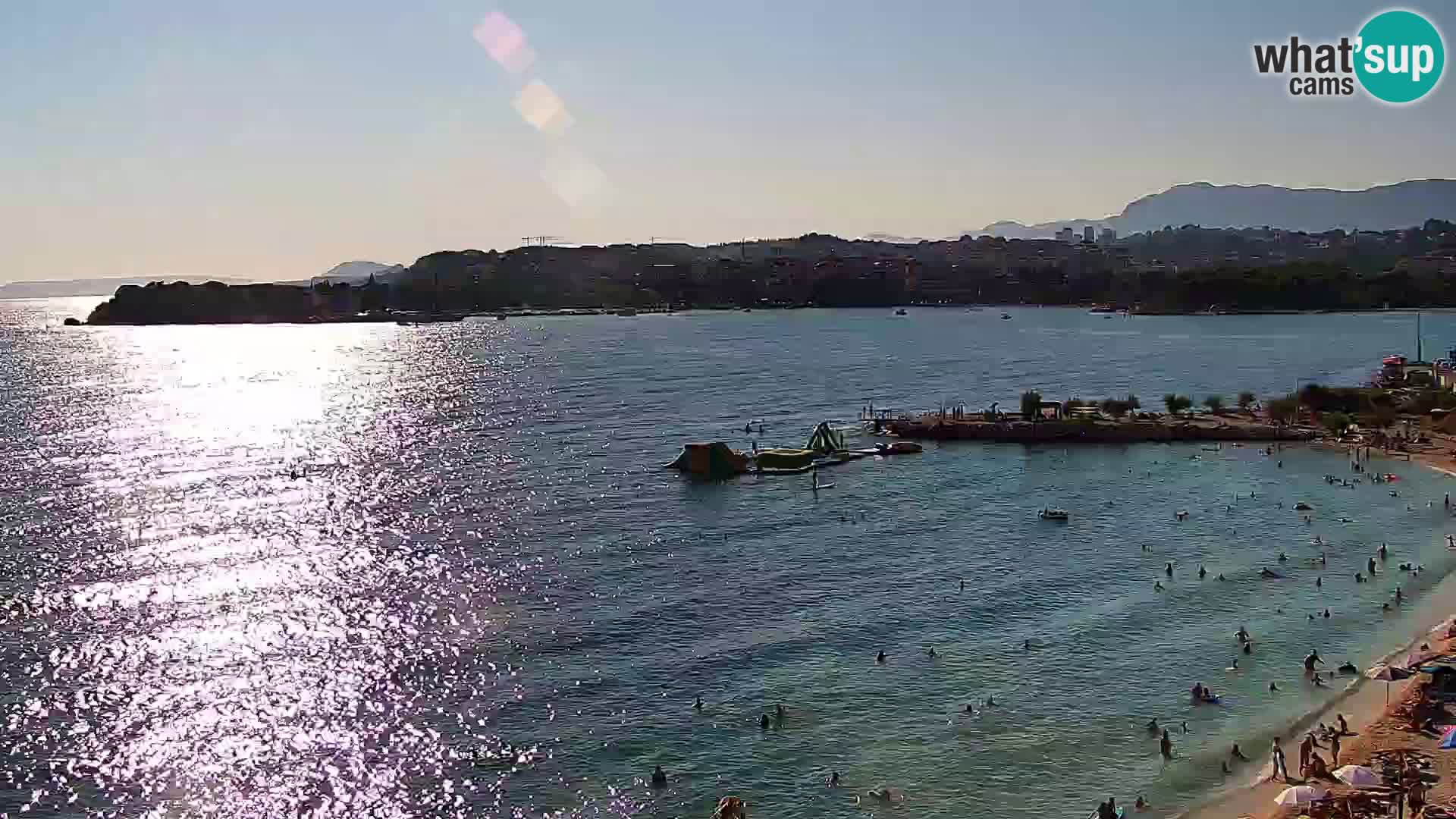 Webcam Playa de Podstrana – Vista en directo desde Hotel Split