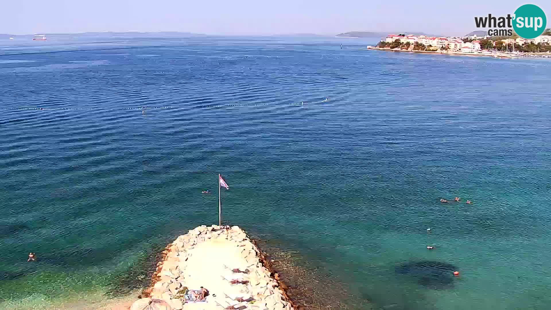 Webcam plage de Podstrana – Vue en direct depuis Hotel Split