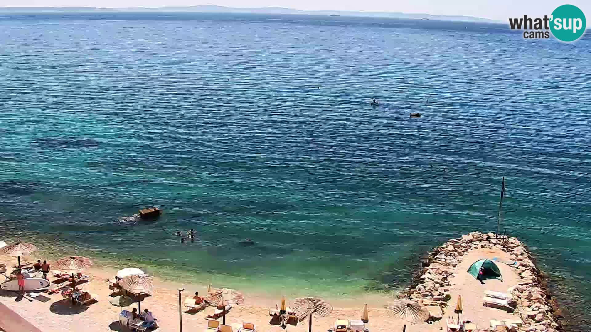Webcam Playa de Podstrana – Vista en directo desde Hotel Split