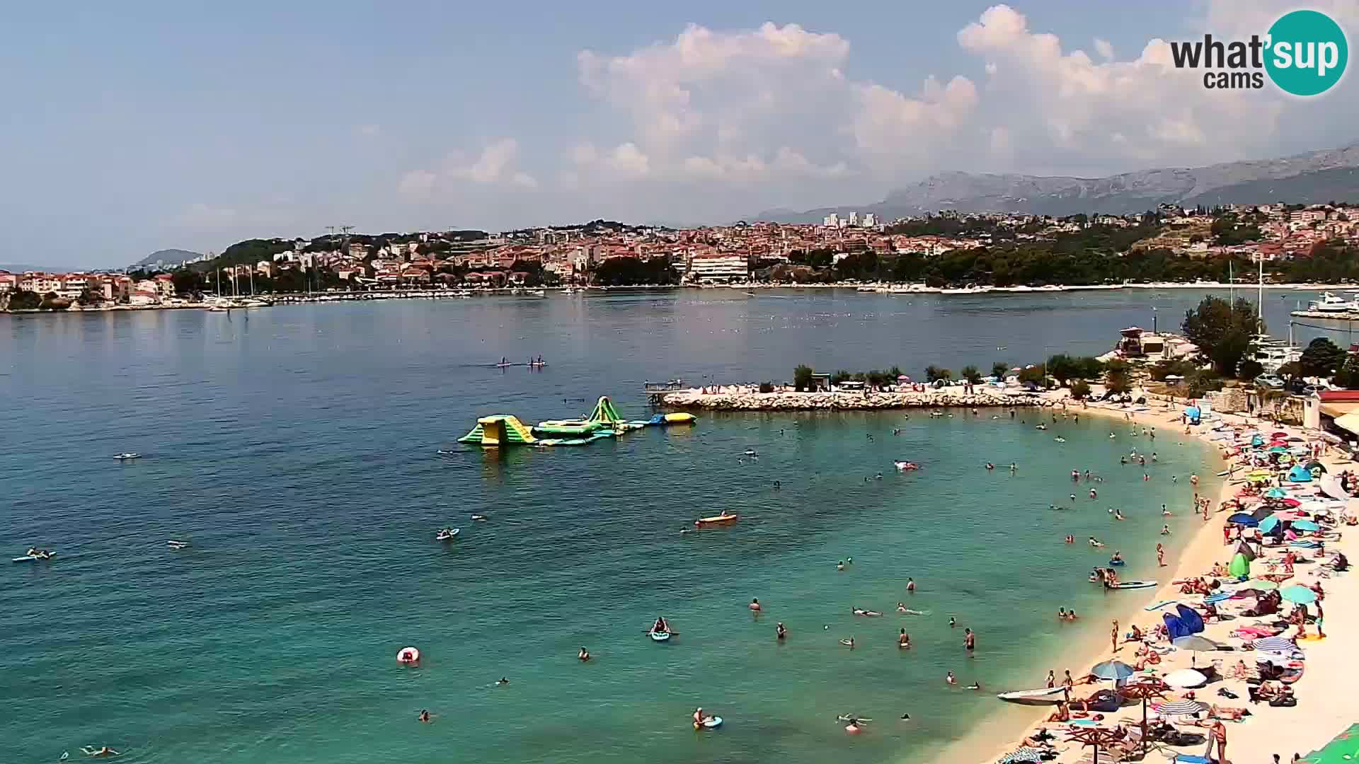 Webcam plage de Podstrana – Vue en direct depuis Hotel Split