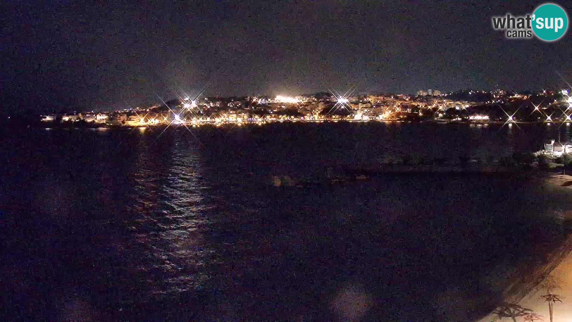 Webcam plage de Podstrana – Vue en direct depuis Hotel Split