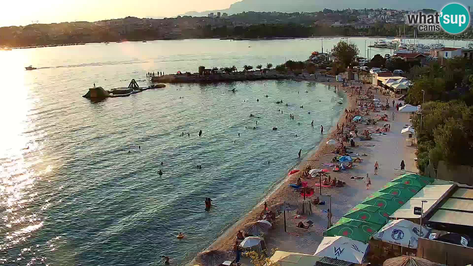Spletna kamera Plaža Podstrana – Pogled v živo
