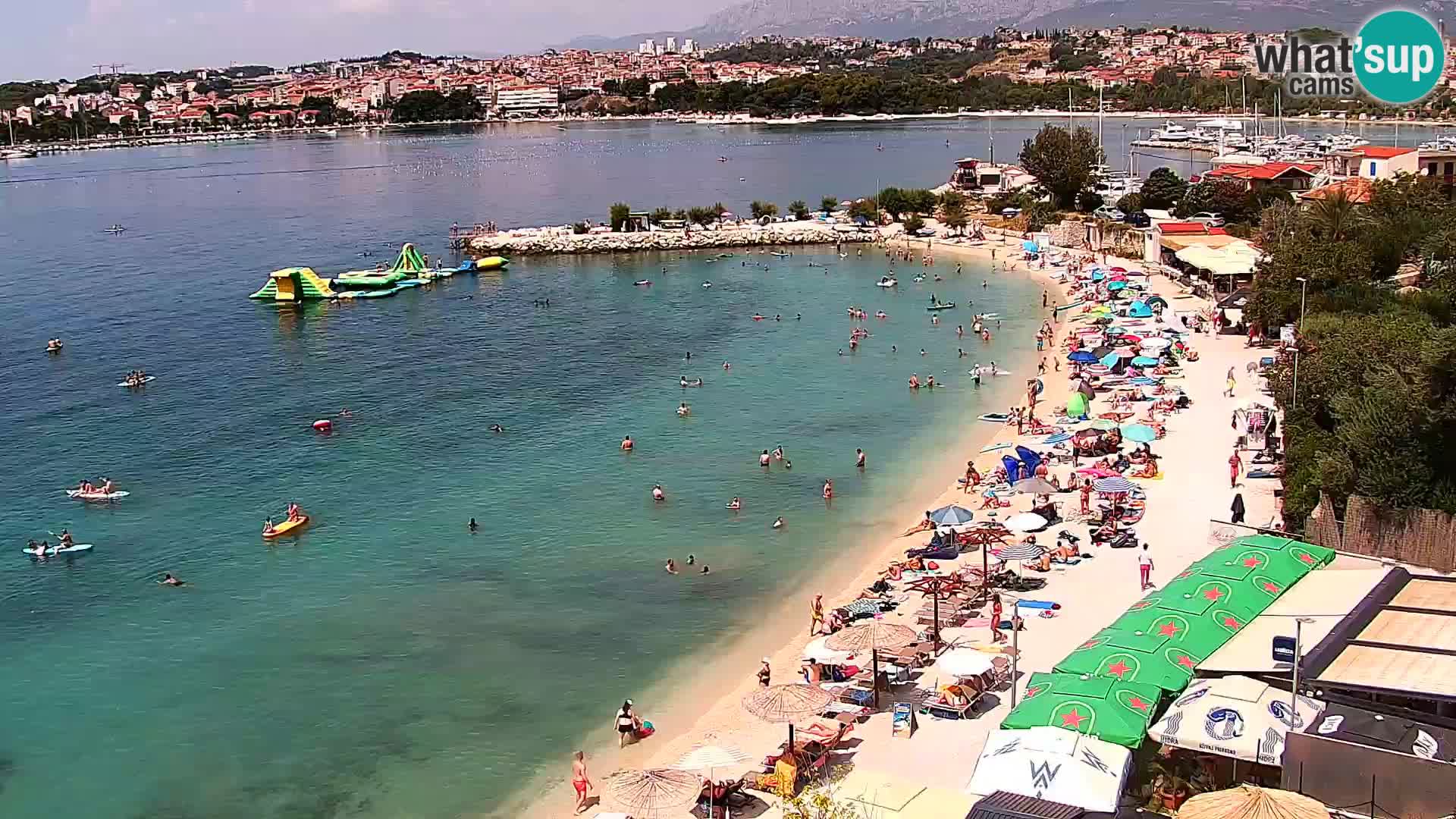 Webcam Playa de Podstrana – Vista en directo desde Hotel Split