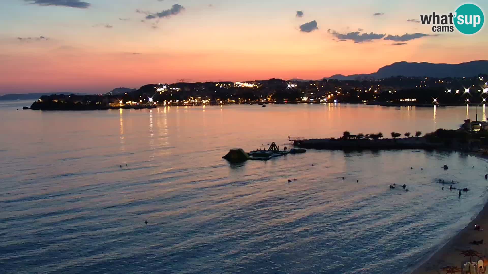 Podstrana Strand Webcam – Liveblick vom Hotel Split