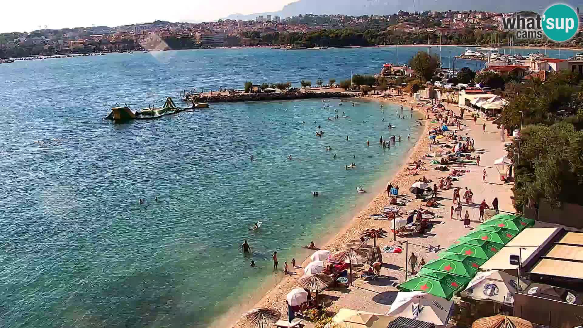 Webcam plage de Podstrana – Vue en direct depuis Hotel Split