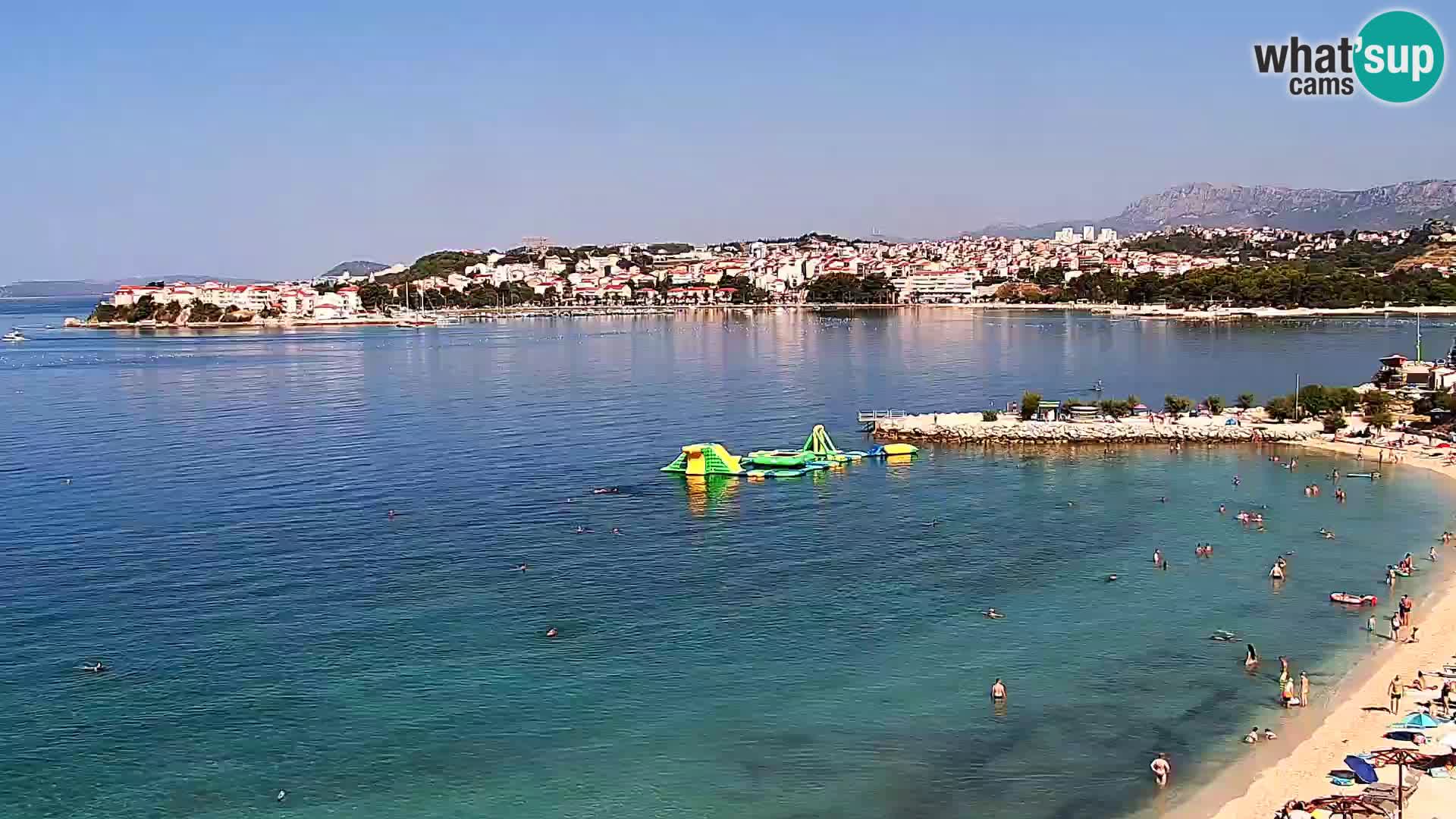 Spletna kamera Plaža Podstrana – Pogled v živo