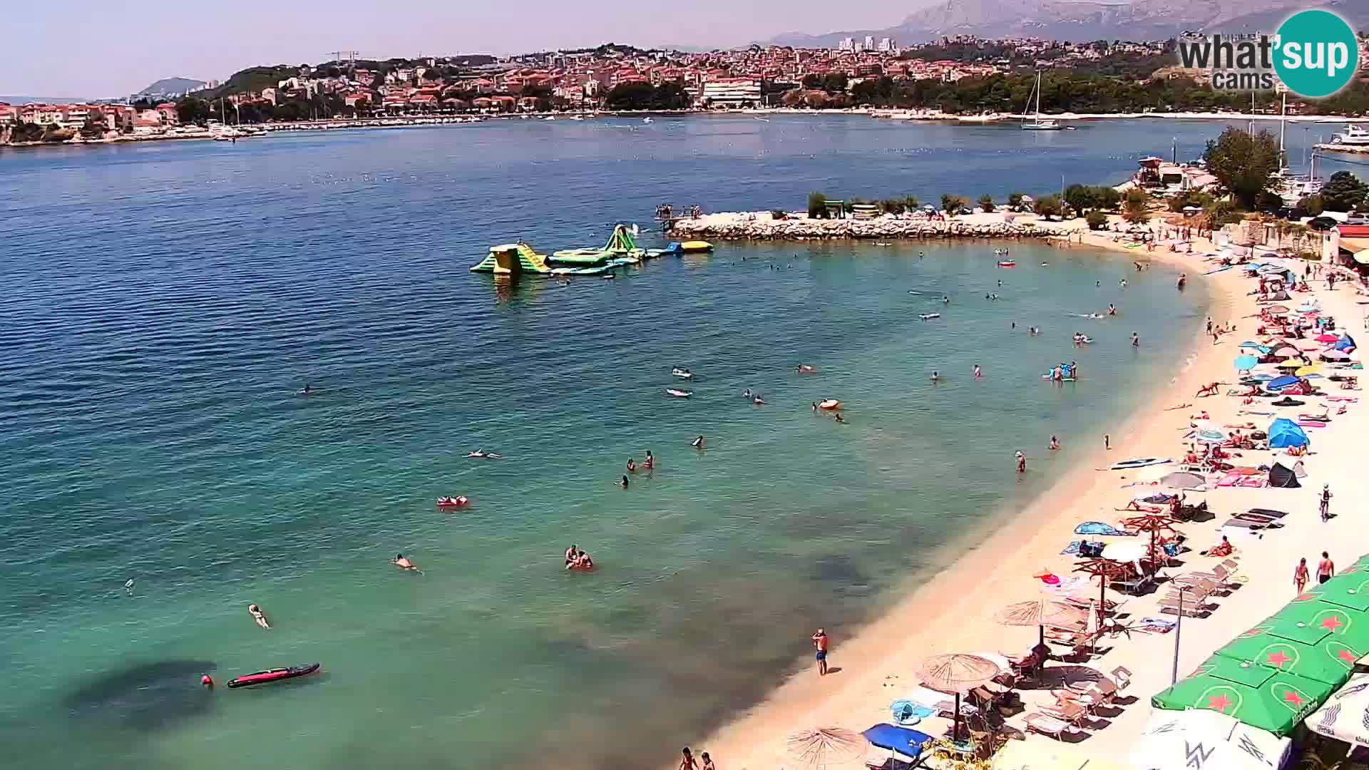 Webcam plage de Podstrana – Vue en direct depuis Hotel Split