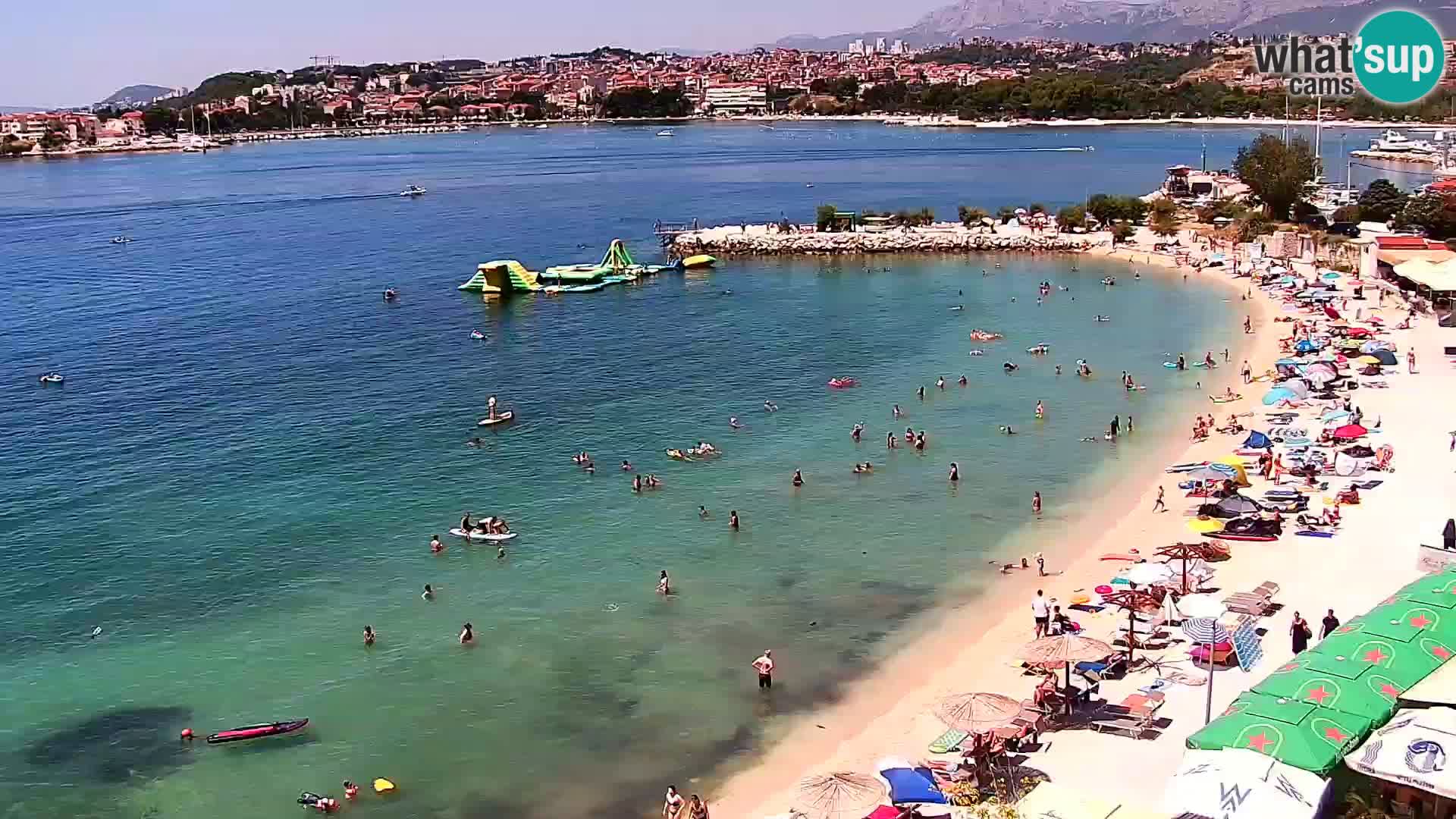 Web kamera Plaža Podstrana – Pogled uživo