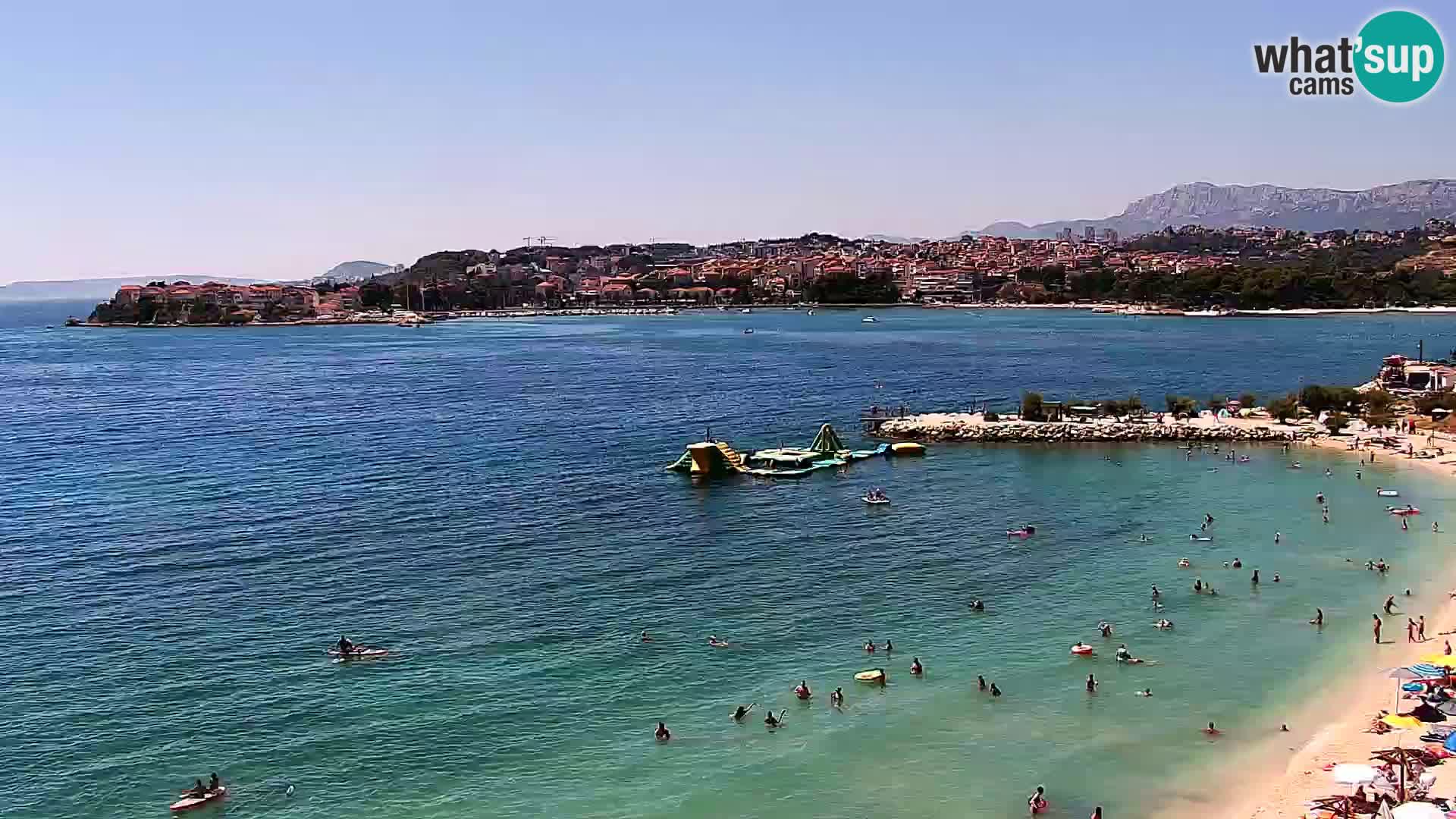 Webcam plage de Podstrana – Vue en direct depuis Hotel Split