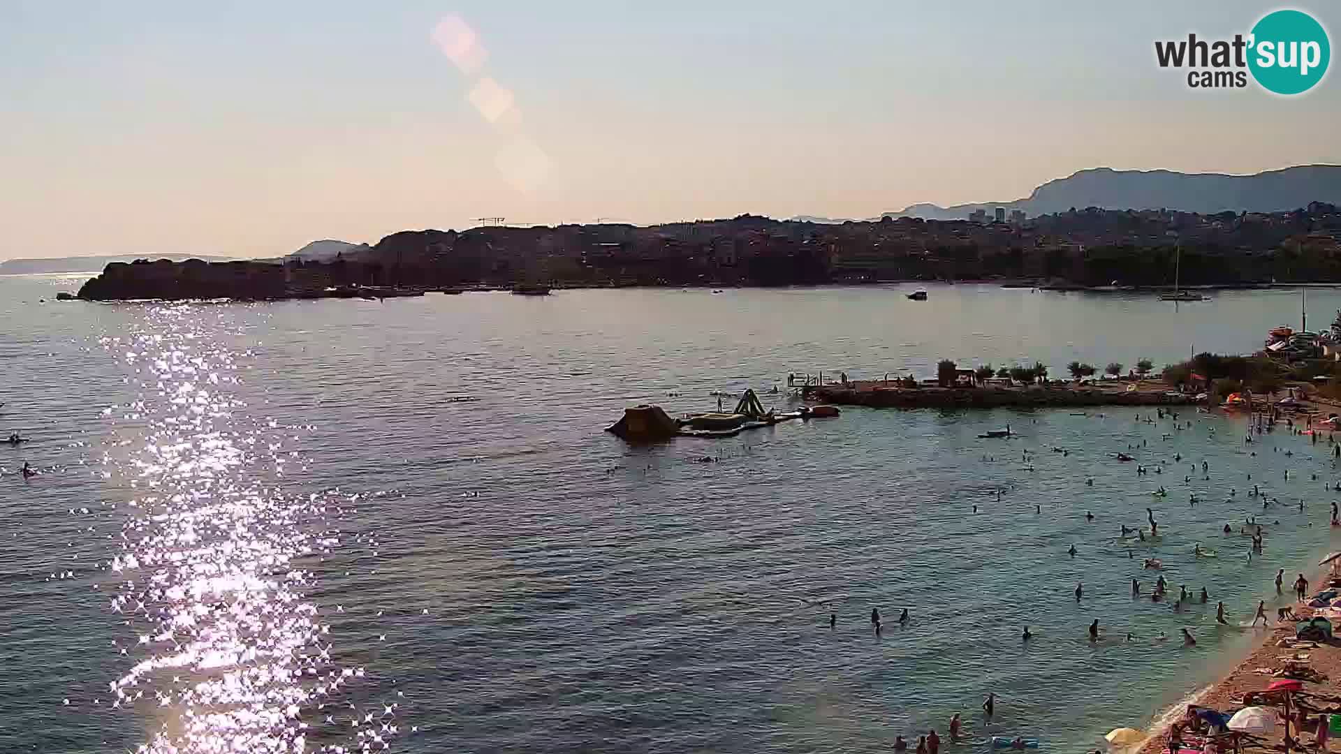 Webcam Playa de Podstrana – Vista en directo desde Hotel Split