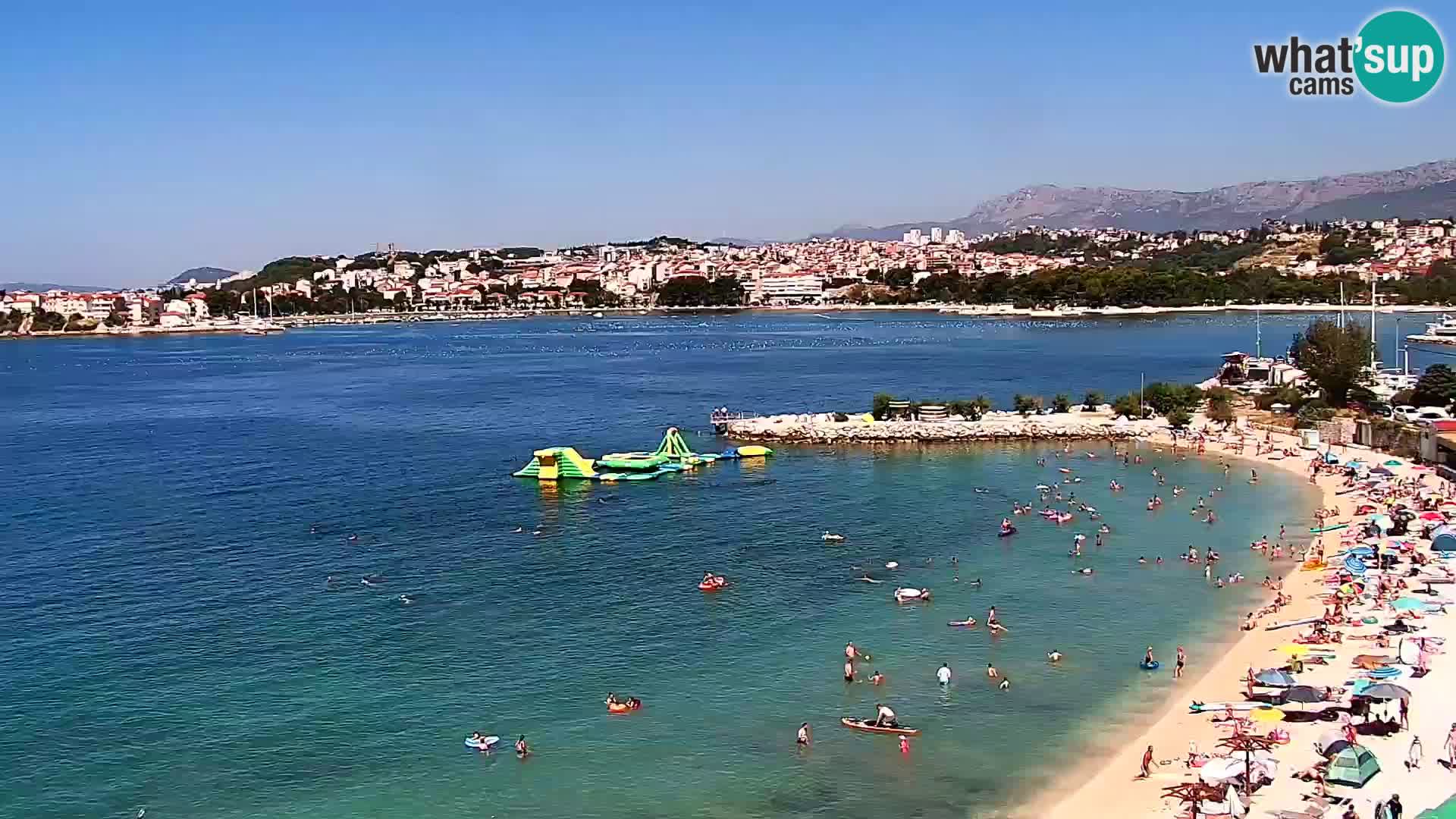 Webcam plage de Podstrana – Vue en direct depuis Hotel Split