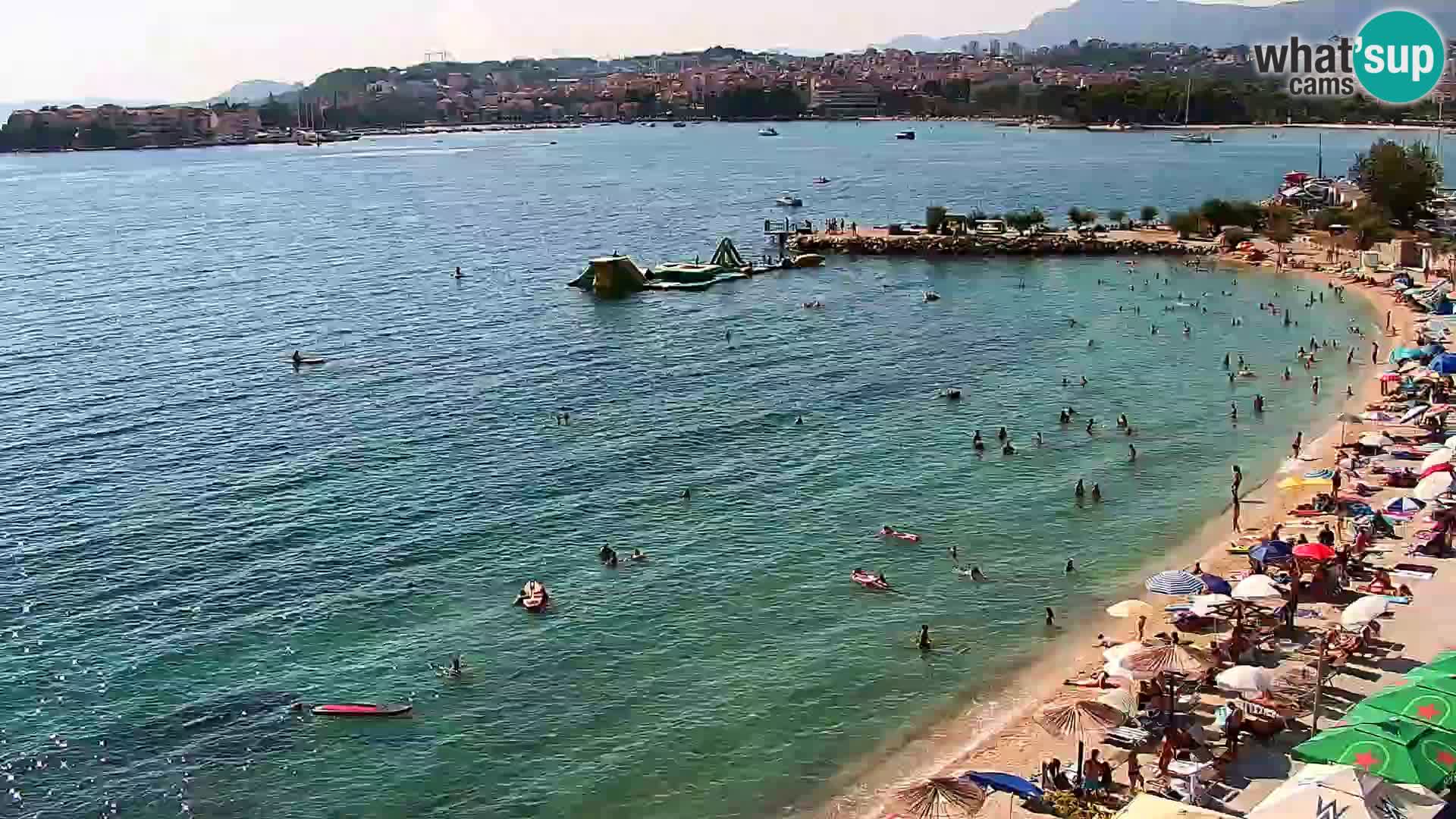 Spletna kamera Plaža Podstrana – Pogled v živo