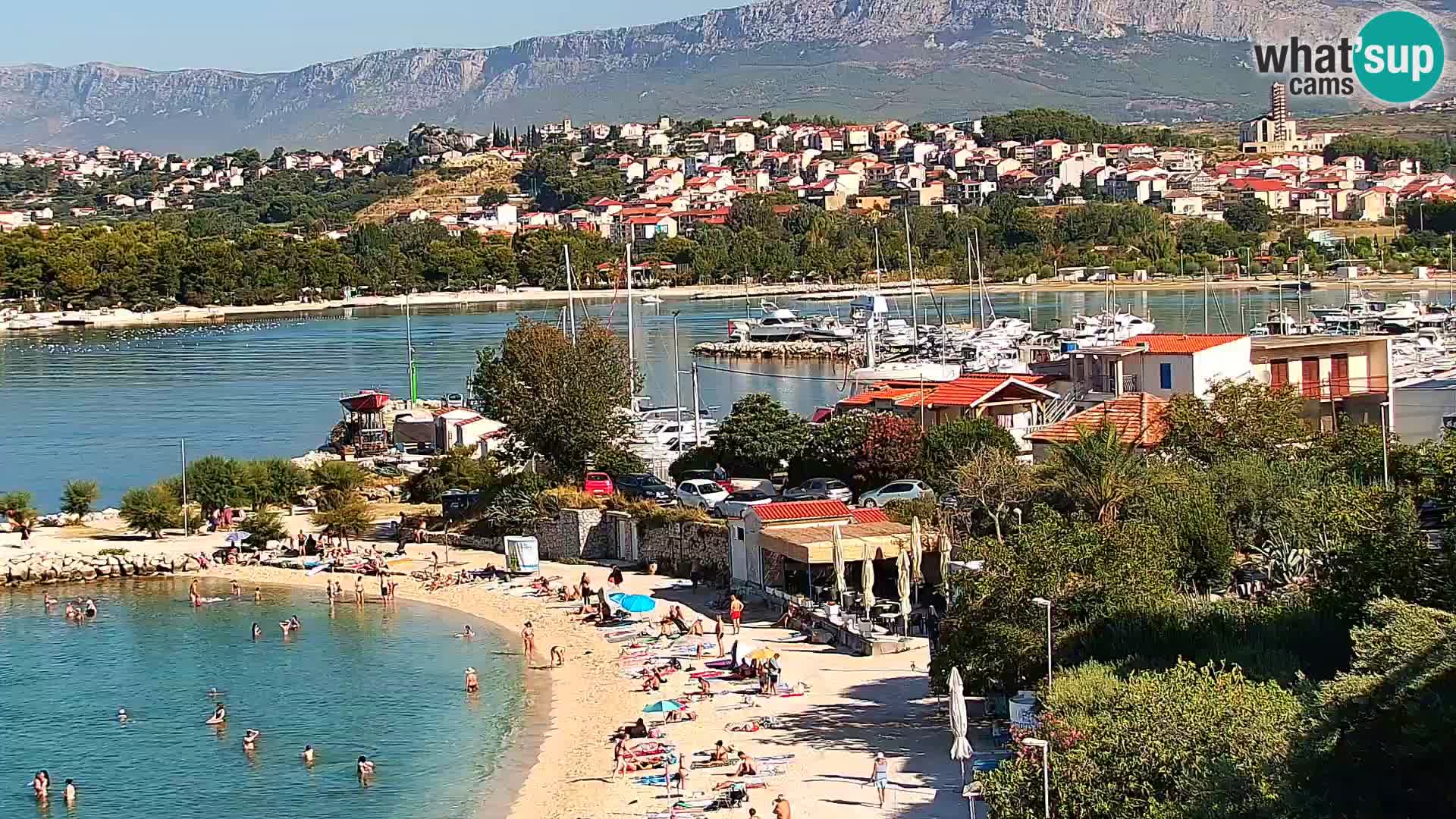 Webcam Playa de Podstrana – Vista en directo desde Hotel Split