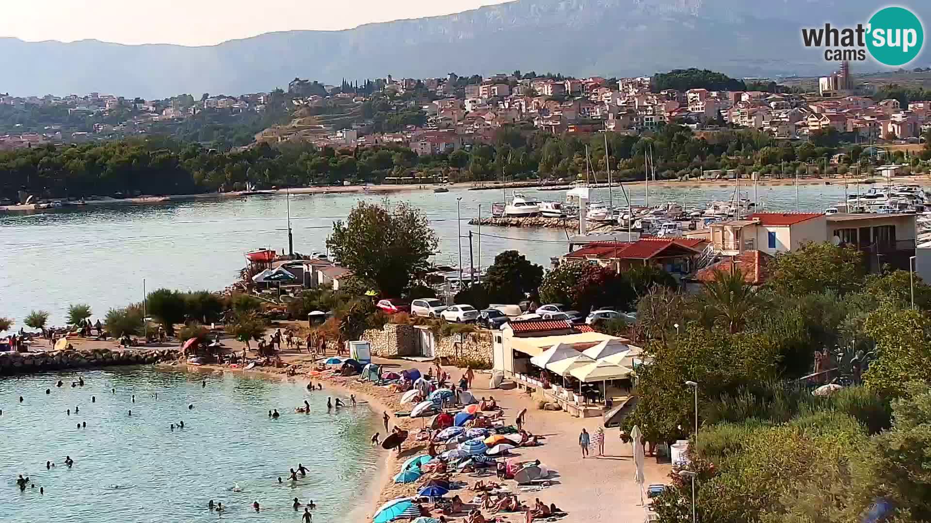 Web kamera Plaža Podstrana – Pogled uživo