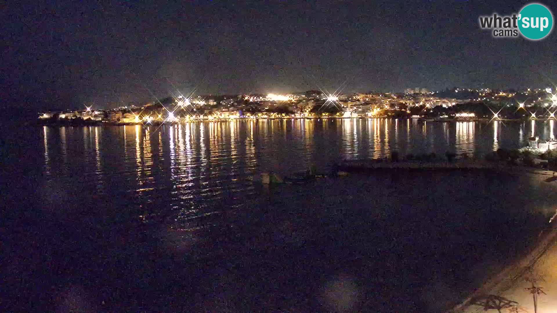 Web kamera Plaža Podstrana – Pogled uživo